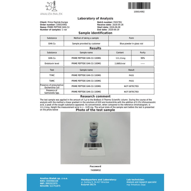 GHK-Cu (Peptide de cuivre) GHK-Cu (peptide de cuivre)
