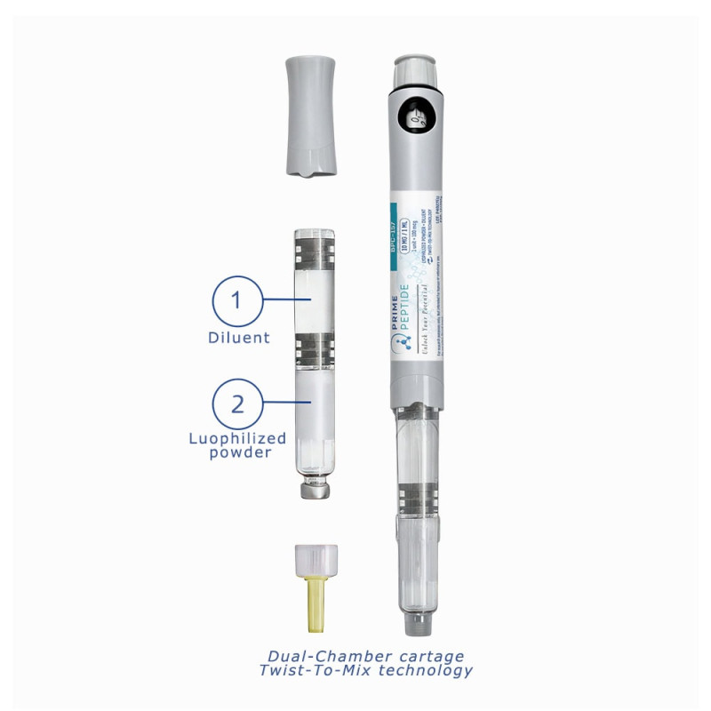 BPC-157 10mg/1ml | Stylo à double chambre BPC-157 10mg/1ml | Stylo à double chambre