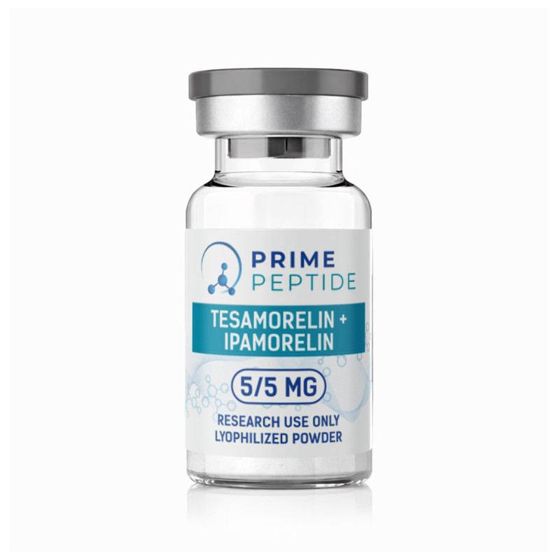 Tesemorelin + Ipamorelin (Blend) 5/5mg Tesemorelin + Ipamorelin (Blend) 5/5mg