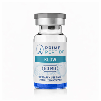 KLOW 80mg – Formule régénératrice et anti‑inflammatoire améliorée (BPC‑157 10 mg + GHK‑Cu 50 mg + TB-500 10 mg + KPV 10 mg)